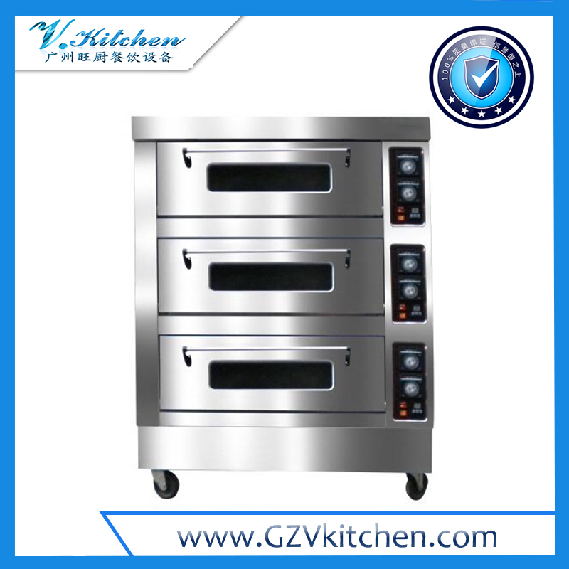 General Gas Deck Oven 3-Layer 6-Tracy SS Door