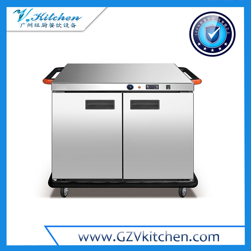 Service Heated Cabinet 2-Door 4-Layer