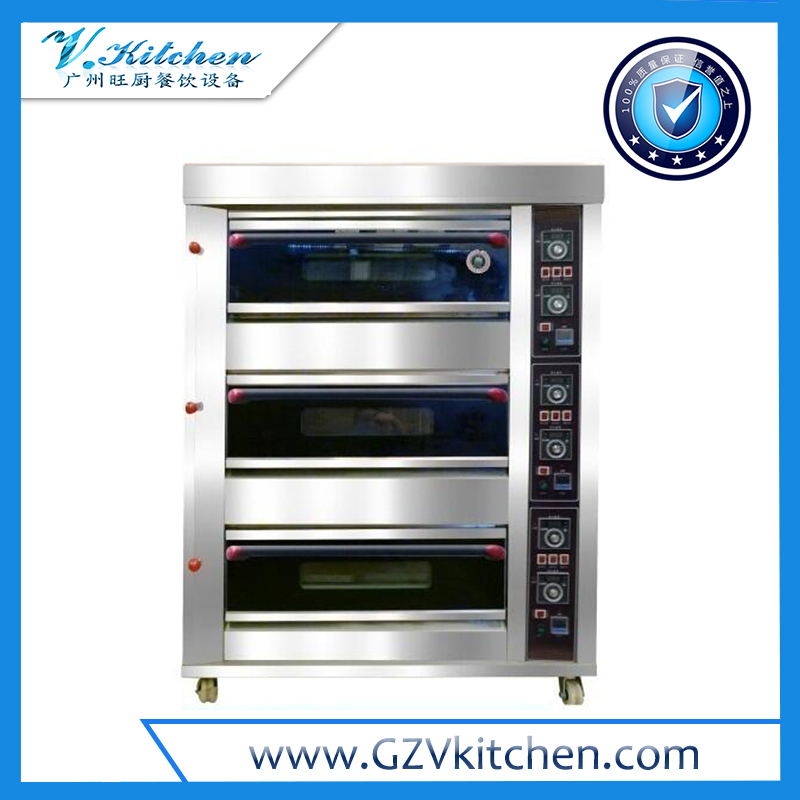 General Gas Deck Oven 3-Layer 6-Tracy Glass Door