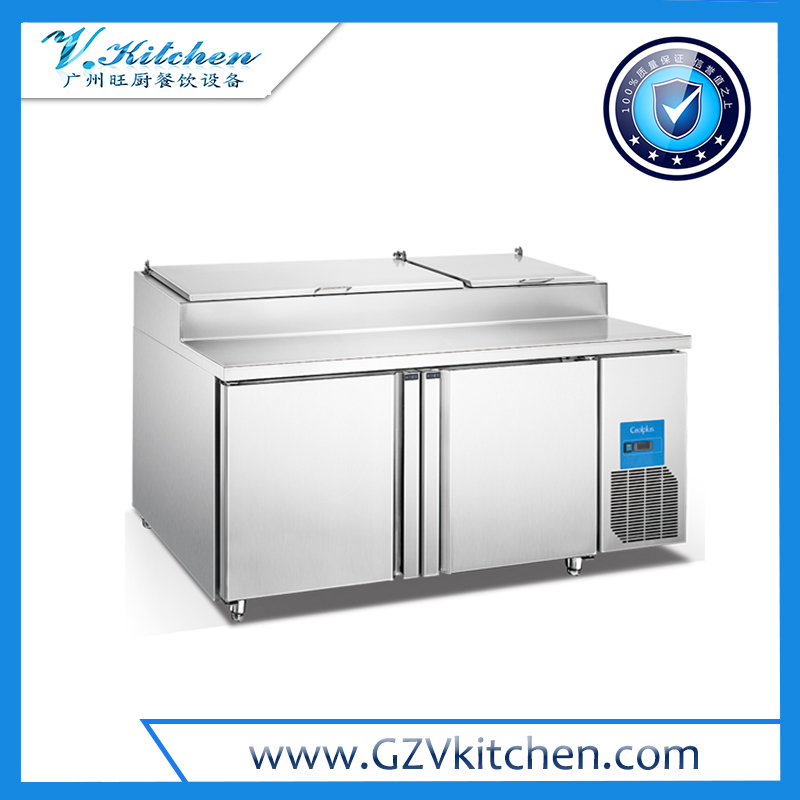 Refrigerator Pizza Preparation Counter 2-Door