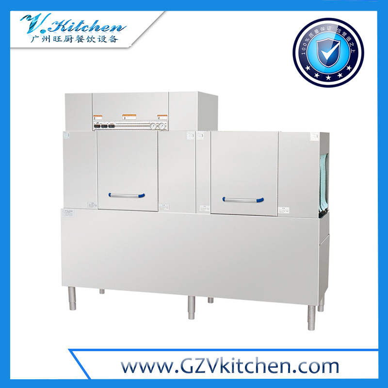 Conveyor Dishwasher with 2-Wash 1-Rinse