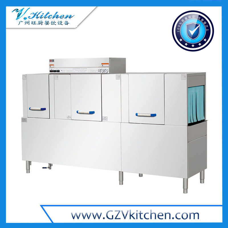 Conveyor Dishwasher with 2-Wash 2-Rinse