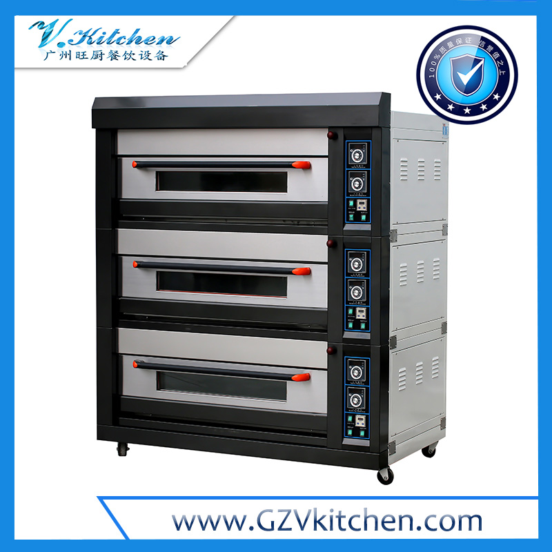 Luxurious Electric Deck Oven 3-Layer 6-Tray